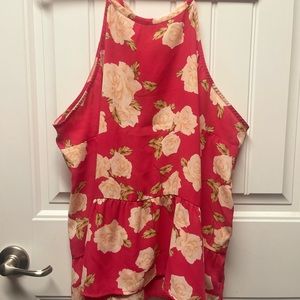 Peplum tank